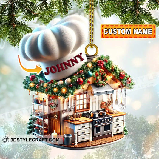 Baking House Ornament Personalized 3.54’’ / 1