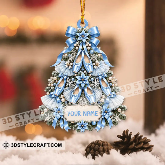 Ballet Christmas Tree Home Decor, Christmas Ornament, Personalized Ornament style option 4