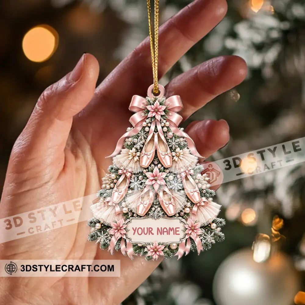 Ballet Christmas Tree Home Decor Christmas Ornament Personalized Ornament - Ornament