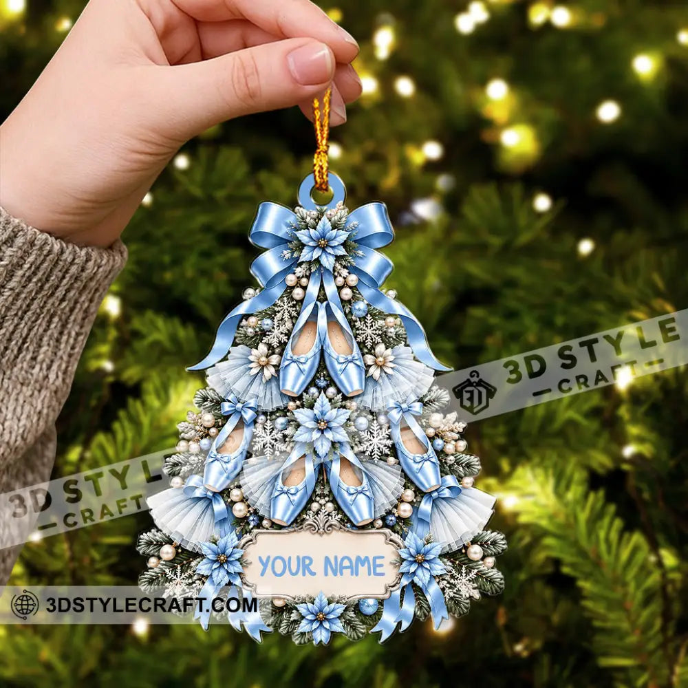 Ballet Christmas Tree Home Decor Christmas Ornament Personalized Ornament - Ornament