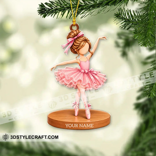 Ballet Home Decor, Christmas Ornament, Personalized Ornament style option 4