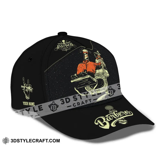 Barber Classic Cap, Hairstylist Hat, Unisex Barber Hat style option 3