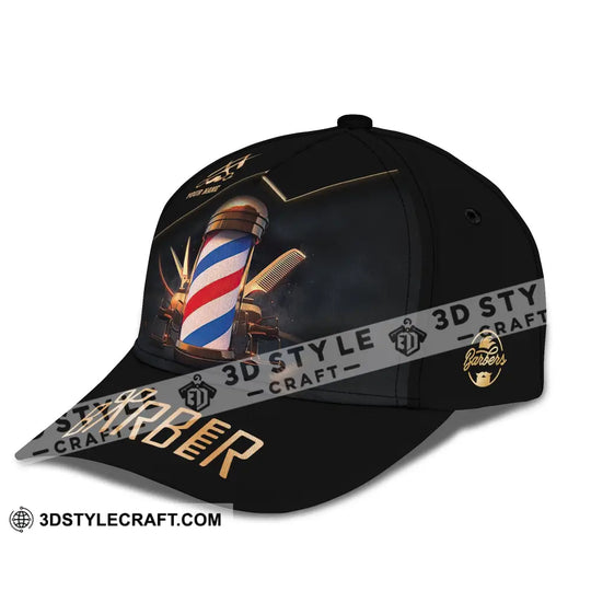 Barber Classic Cap, Hairstylist Hat, Unisex Barber Hat Hairstylist style option 3