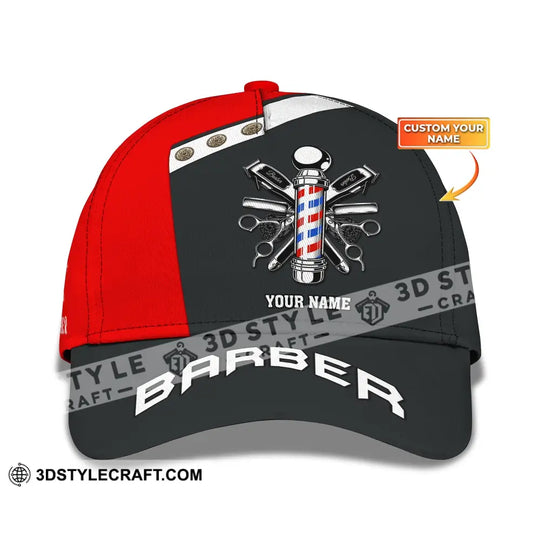 Barber Classic Cap, Hairstylist Hat, Unisex Barber Hat style option 1