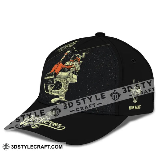Barber Classic Cap, Hairstylist Hat, Unisex Barber Hat style option 2