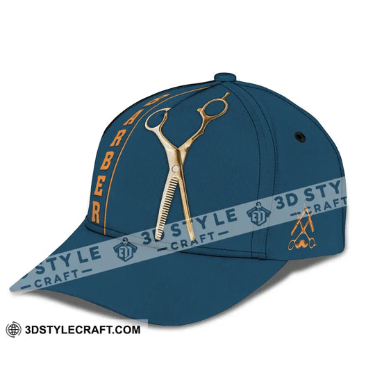 Barber Classic Cap, Hairstylist Hat, Unisex Barber Hat style option 2