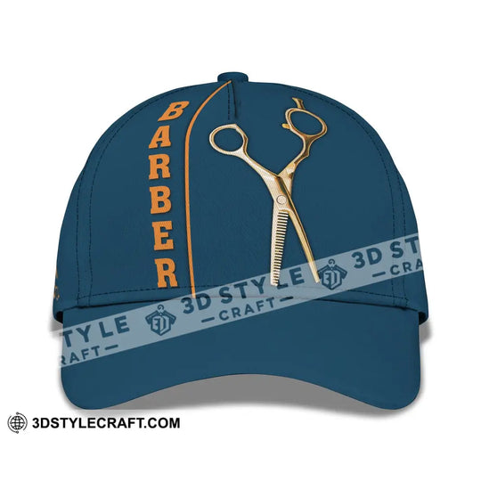 Barber Classic Cap, Hairstylist Hat, Unisex Barber Hat style option 1