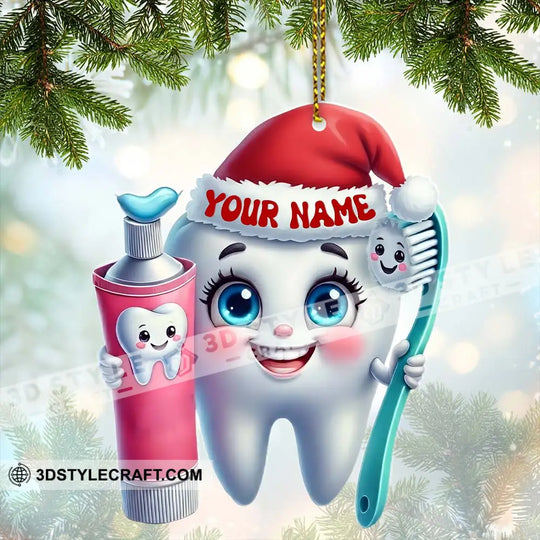 Beautiful Teeth, Home Decor, Christmas Ornament, Personalized Ornament style option 4