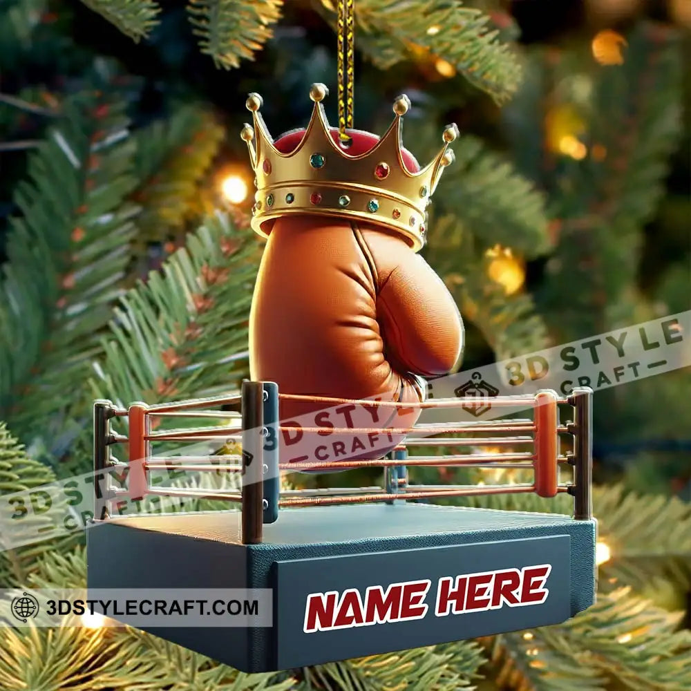 Boxing Home Decor Christmas Ornament Personalized Ornament Ornament