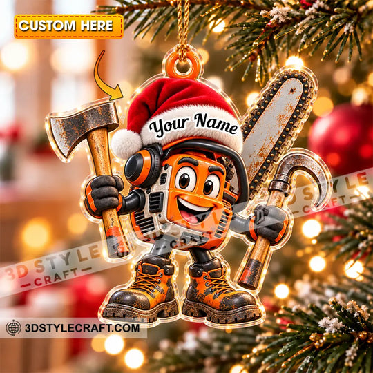 Carpenter Home Decor, Christmas Ornament, Personalized Ornament style option 1