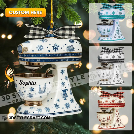 Christmas Baking, Home Decor, Christmas Ornament, Personalized Ornament style option 1