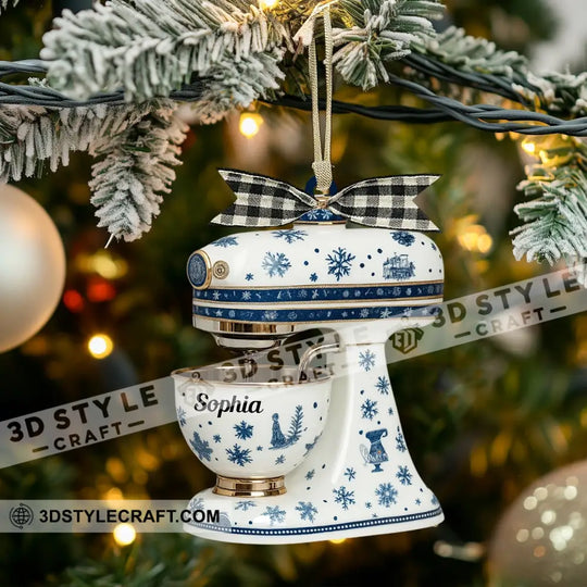 Christmas Baking, Home Decor, Christmas Ornament, Personalized Ornament style option 3