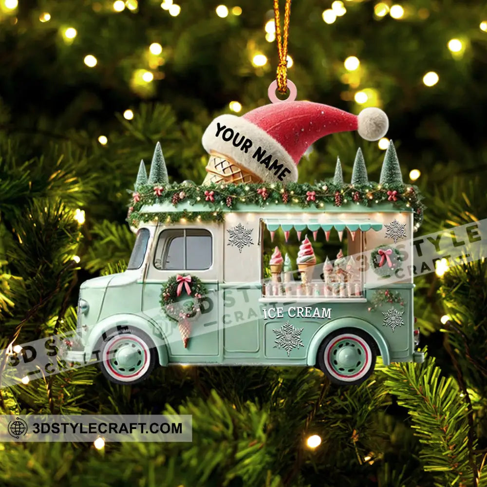 Christmas Car Home Decor Ornament Personalized