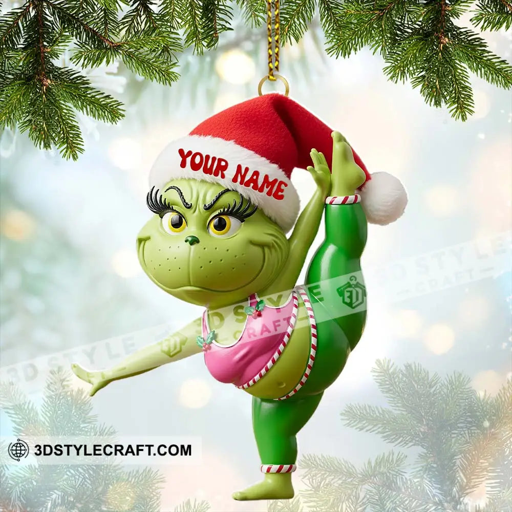 Christmas ELF Yoga Home Decor Christmas Ornament Personalized Ornament Ornament