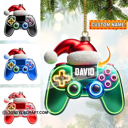 Christmas Gamer Ornament Personalized 3.54’’ / 1