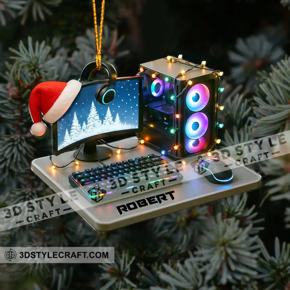 Christmas Gaming Lover Home Decor Christmas Ornament Personalized Ornament Ornament