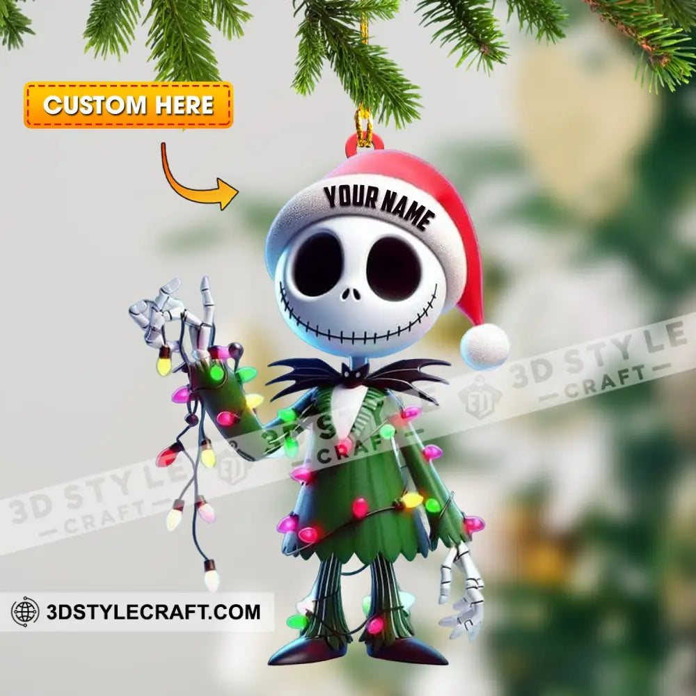 Christmas Ghost Home Decor Ornament Personalized 3.54’’ / 1