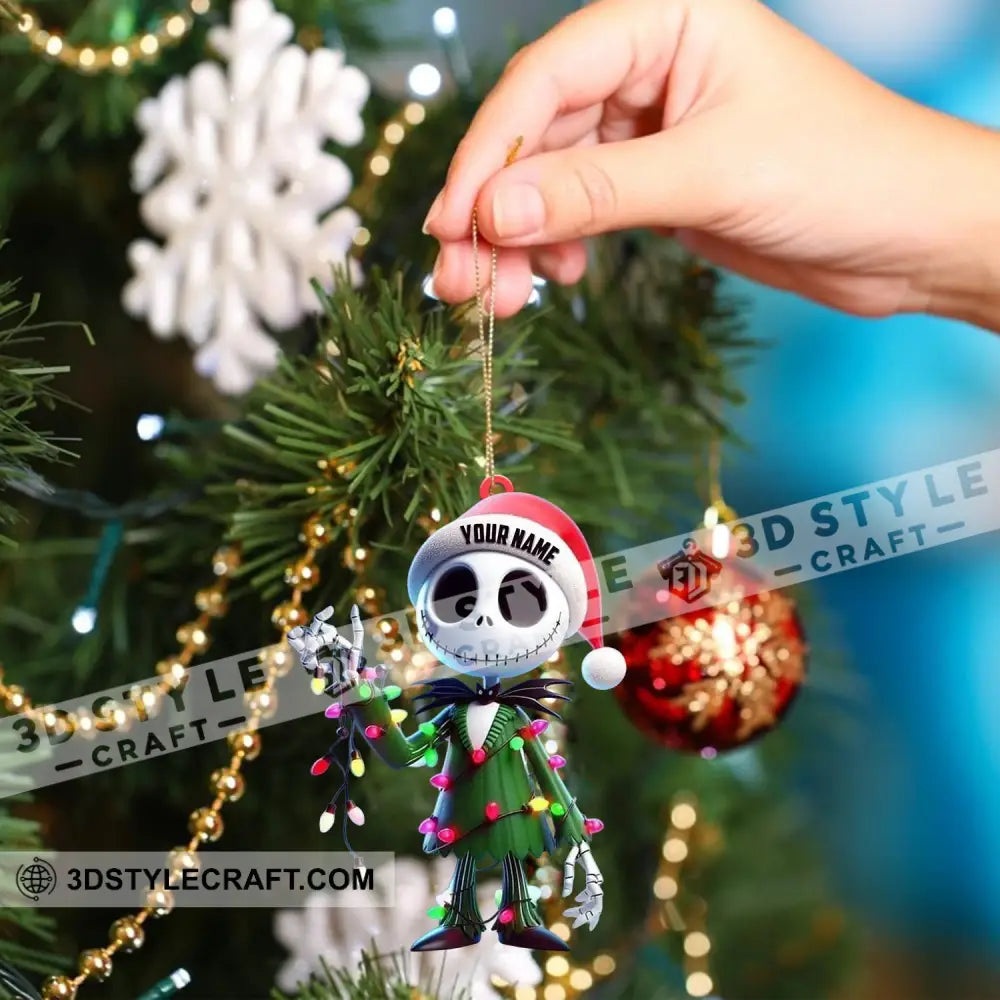 Christmas Ghost Home Decor Ornament Personalized