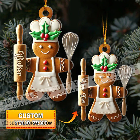 Christmas Gift Custom Ornament Name Ginger