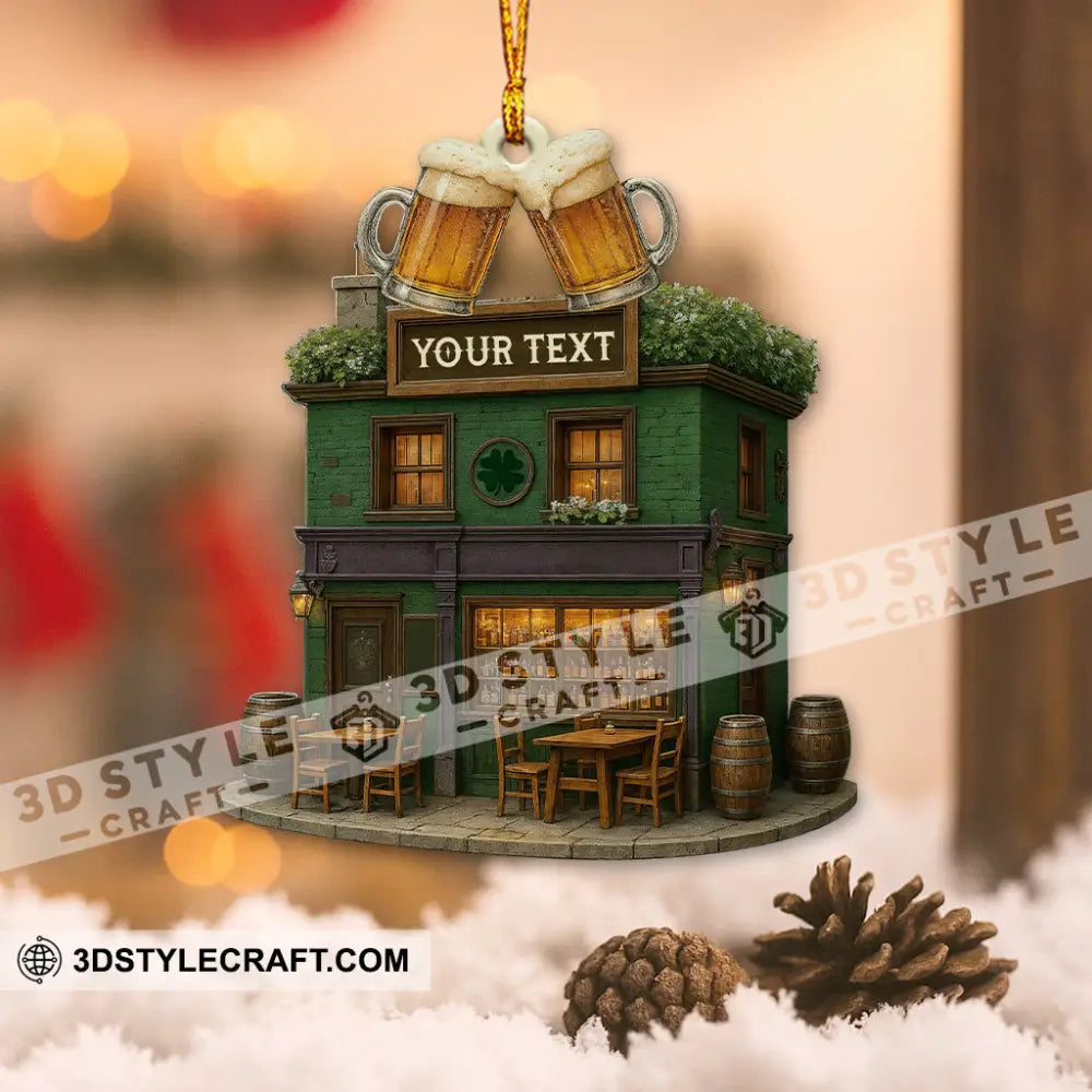 Christmas Irish Beer Store Home Decor Christmas Ornament Personalized Ornament Ornament