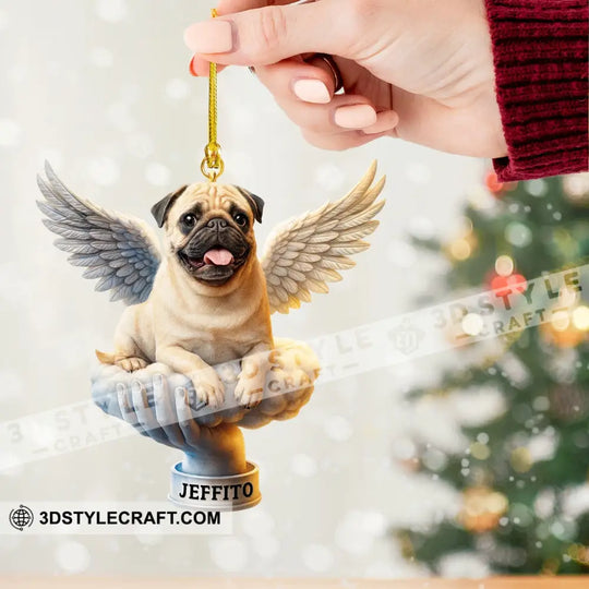Christmas Jesus, Pet Wings, Home Decor, Christmas Ornament, Personalized Ornament style option 4