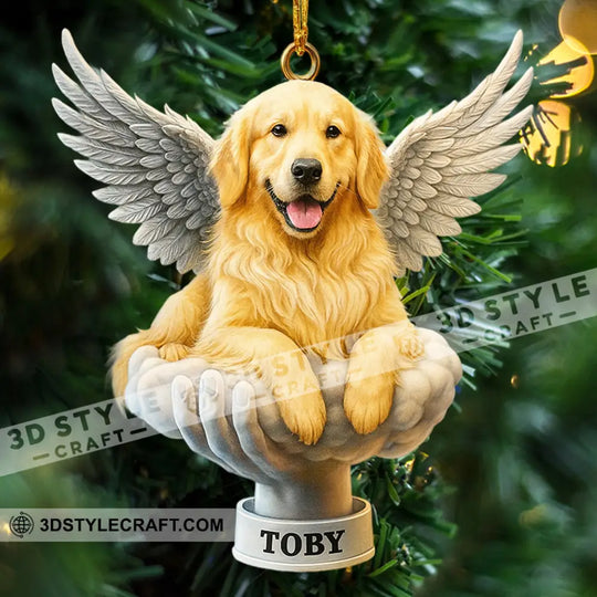 Christmas Jesus, Pet Wings, Home Decor, Christmas Ornament, Personalized Ornament style option 2