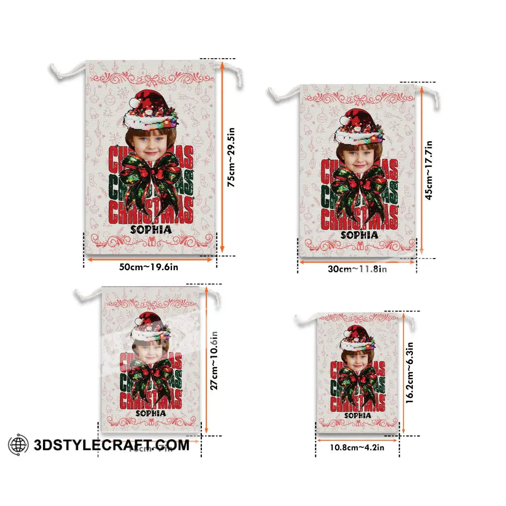 Christmas Kid Bag Personalized String