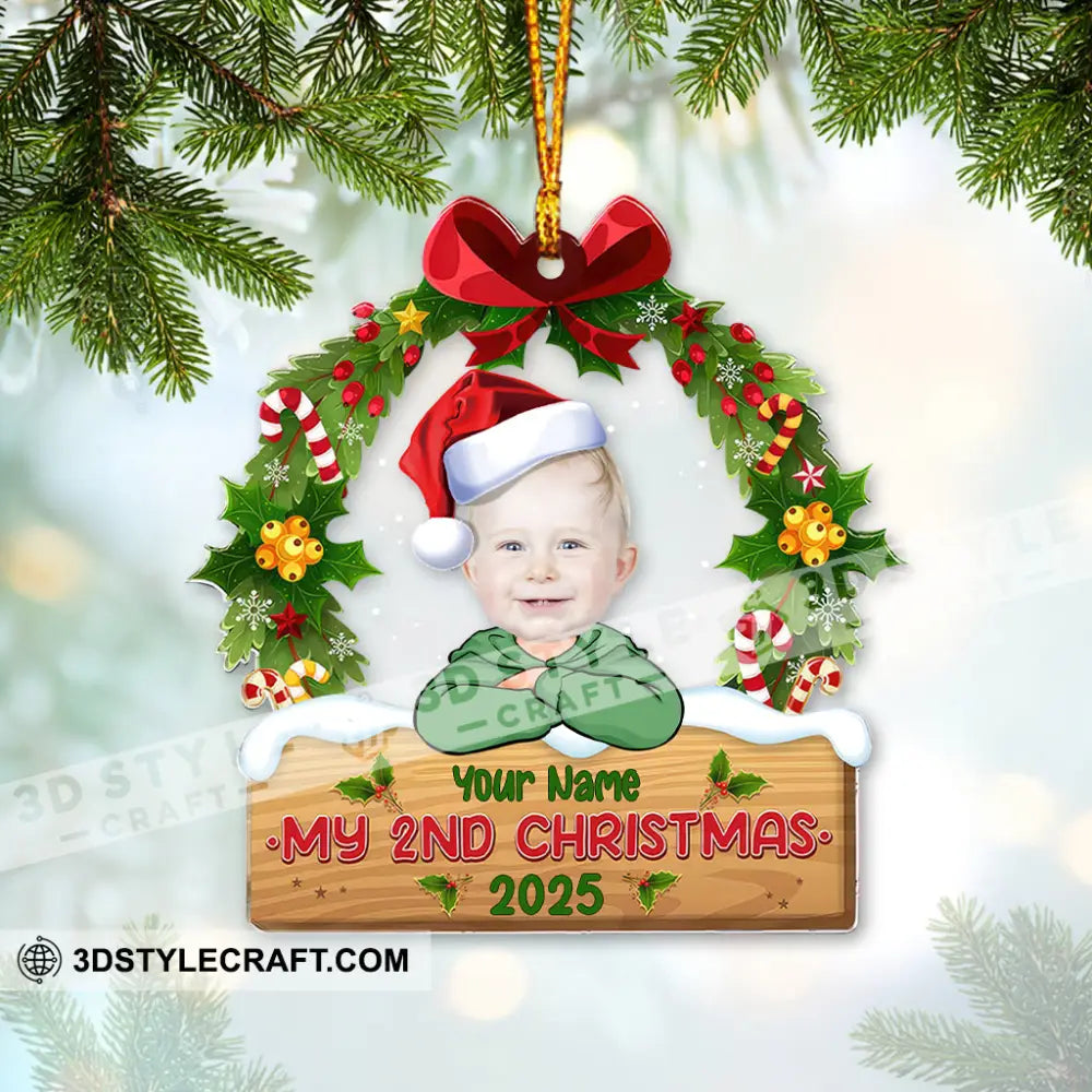 Christmas Kid Home Decor Christmas Ornament Personalized Ornament Ornament