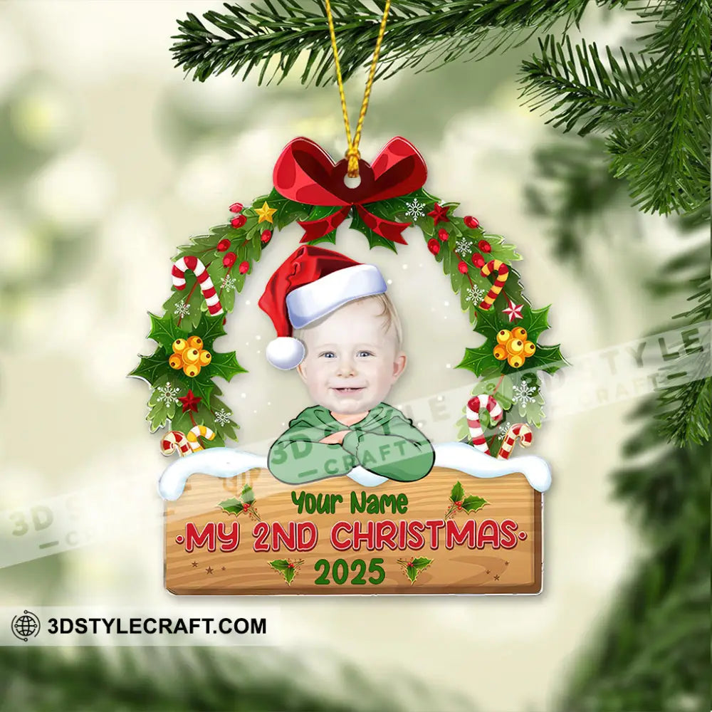 Christmas Kid Home Decor Christmas Ornament Personalized Ornament Ornament