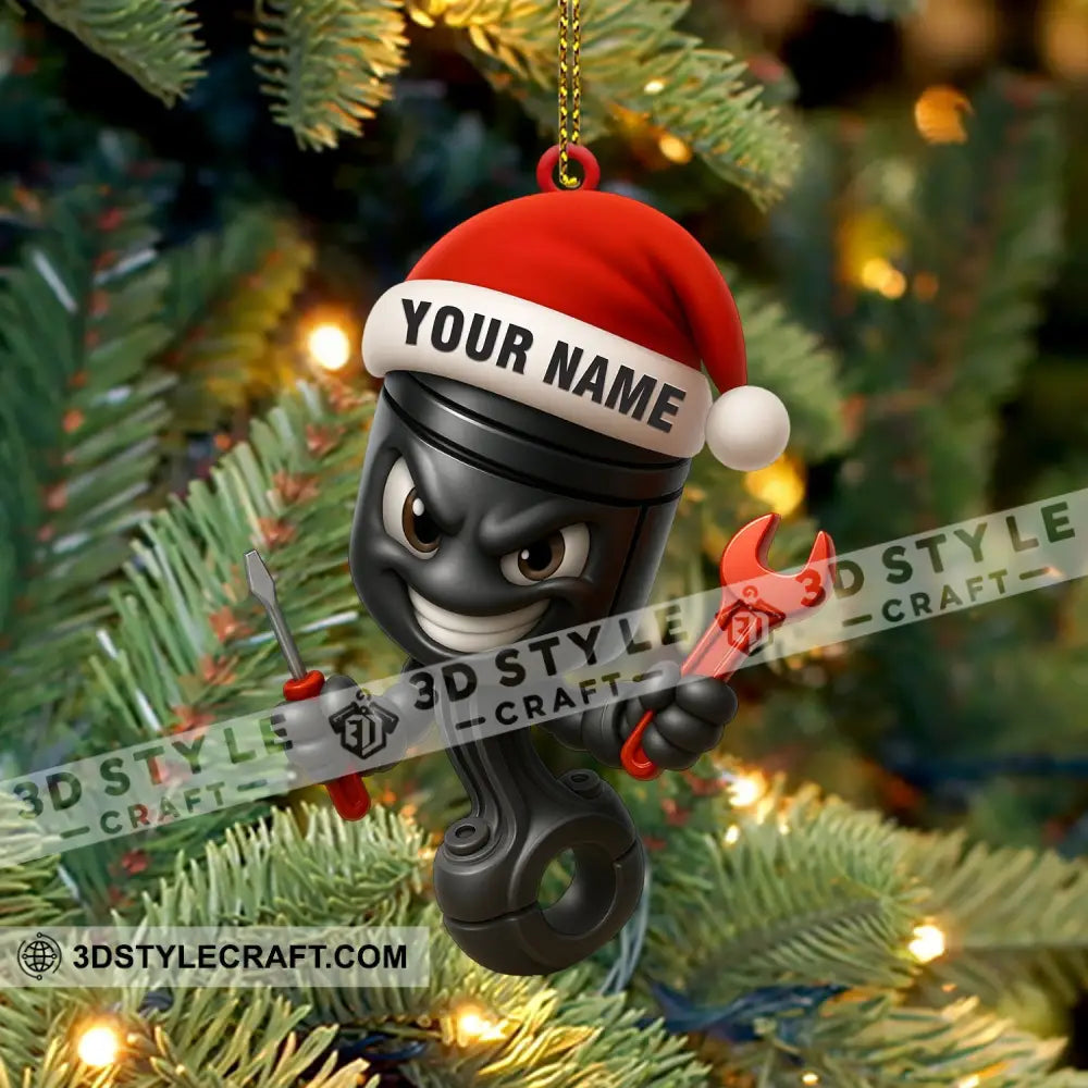 Christmas Mechanic Home Decor Christmas Ornament Personalized Ornament Ornament