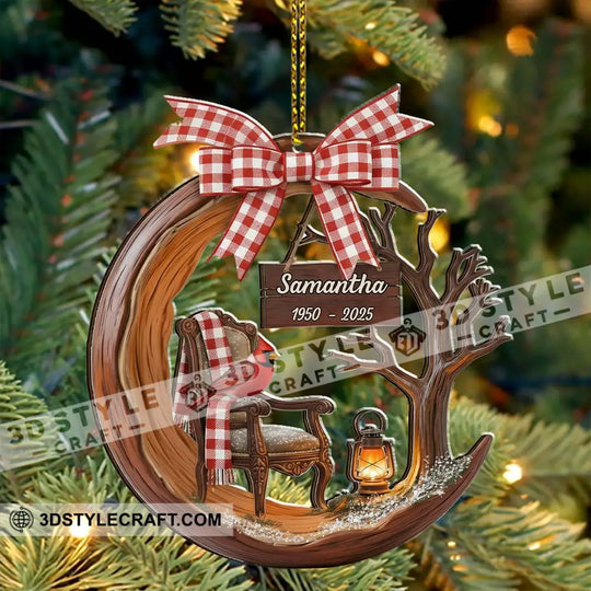 Christmas Memorial Home Decor, Christmas Ornament, Personalized Ornament style option 4