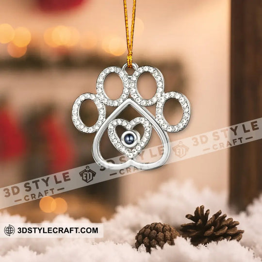 Christmas Memorial Pet Home Decor, Christmas Ornament, Personalized Ornament style option 3