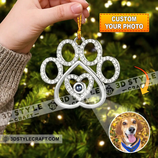 Christmas Memorial Pet Home Decor, Christmas Ornament, Personalized Ornament style option 1