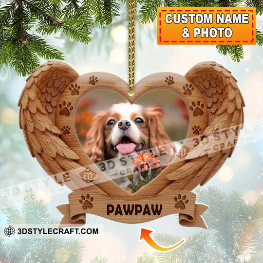 Christmas Memorial Pet Home Decor, Christmas Ornament, Personalized Ornament style option 1