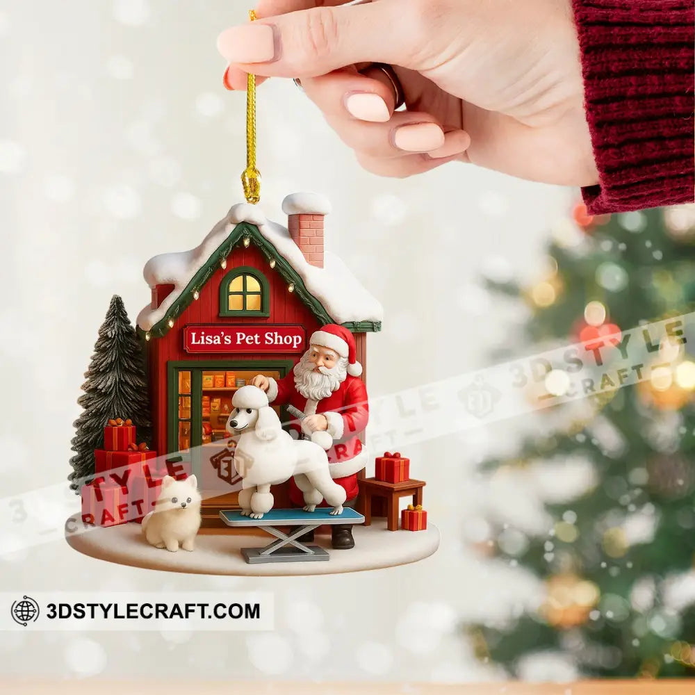 Christmas Pet Shop Home Decor Christmas Ornament Personalized Ornament Ornament