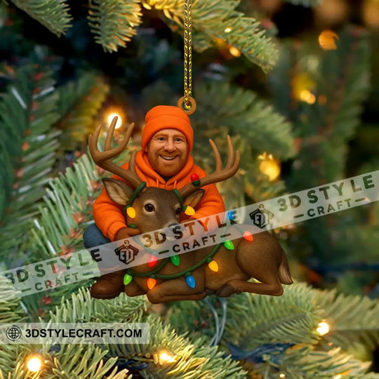 Christmas Photo, Home Decor, Christmas Ornament, Personalized Ornament style option 4
