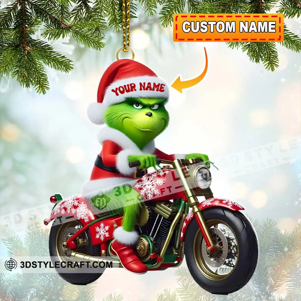 Christmas Rider ELF Home Decor Christmas Ornament Personalized Ornament 3.54’’ / 1 Ornament Ornament