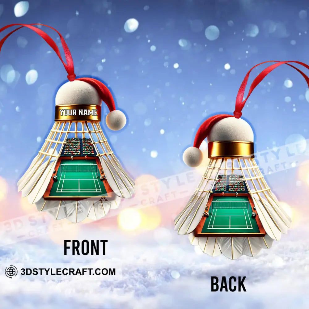 Christmas Shuttlecock Home Decor Ornament Personalized