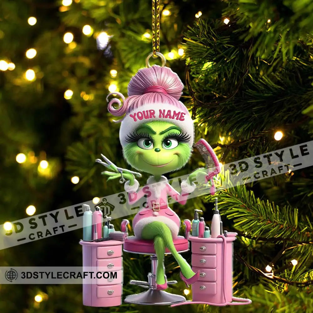 Christmas Slay Lady ELF Home Decor Christmas Ornament Personalized Ornament Ornament