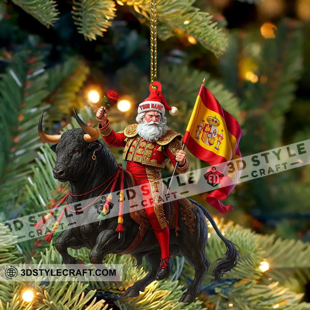 Christmas Spain Home Decor Christmas Ornament Personalized Ornament Ornament