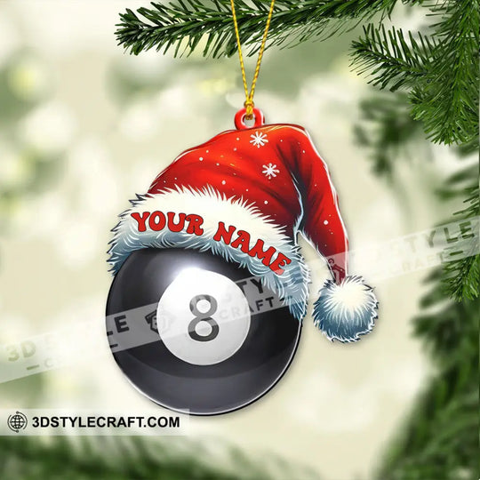 Christmas Sports Ball, Home Decor, Christmas Ornament, Personalized Ornament style option 4