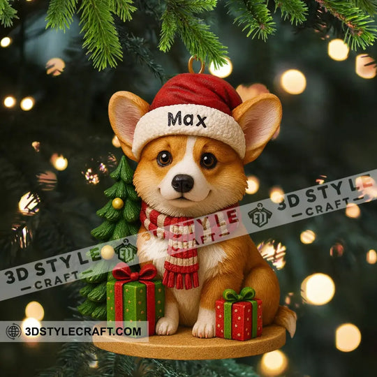 Christmas Tree And Pet, Home Decor, Christmas Ornament, Personalized Ornament style option 2
