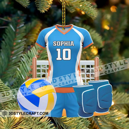 Christmas Volleyball Home Decor, Christmas Ornament, Personalized Ornament style option 4