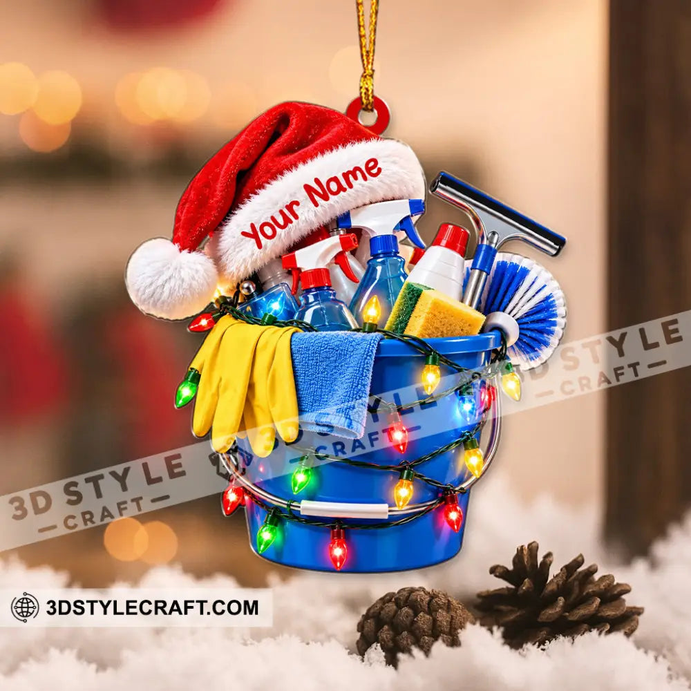 Cleaning Home Decor Christmas Ornament Personalized Ornament - Ornament
