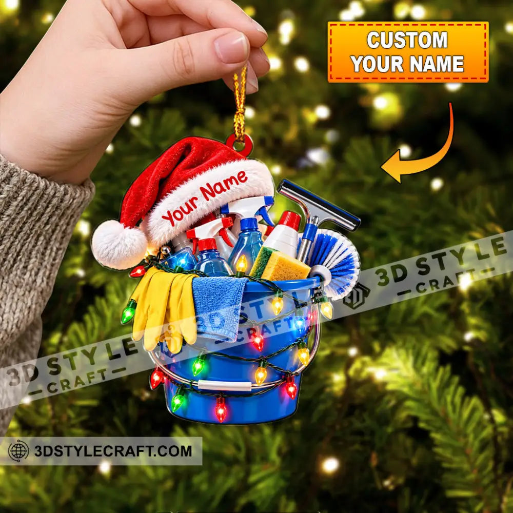 Cleaning Home Decor Christmas Ornament Personalized Ornament - 3.54’’ / 1 Ornament - Ornament