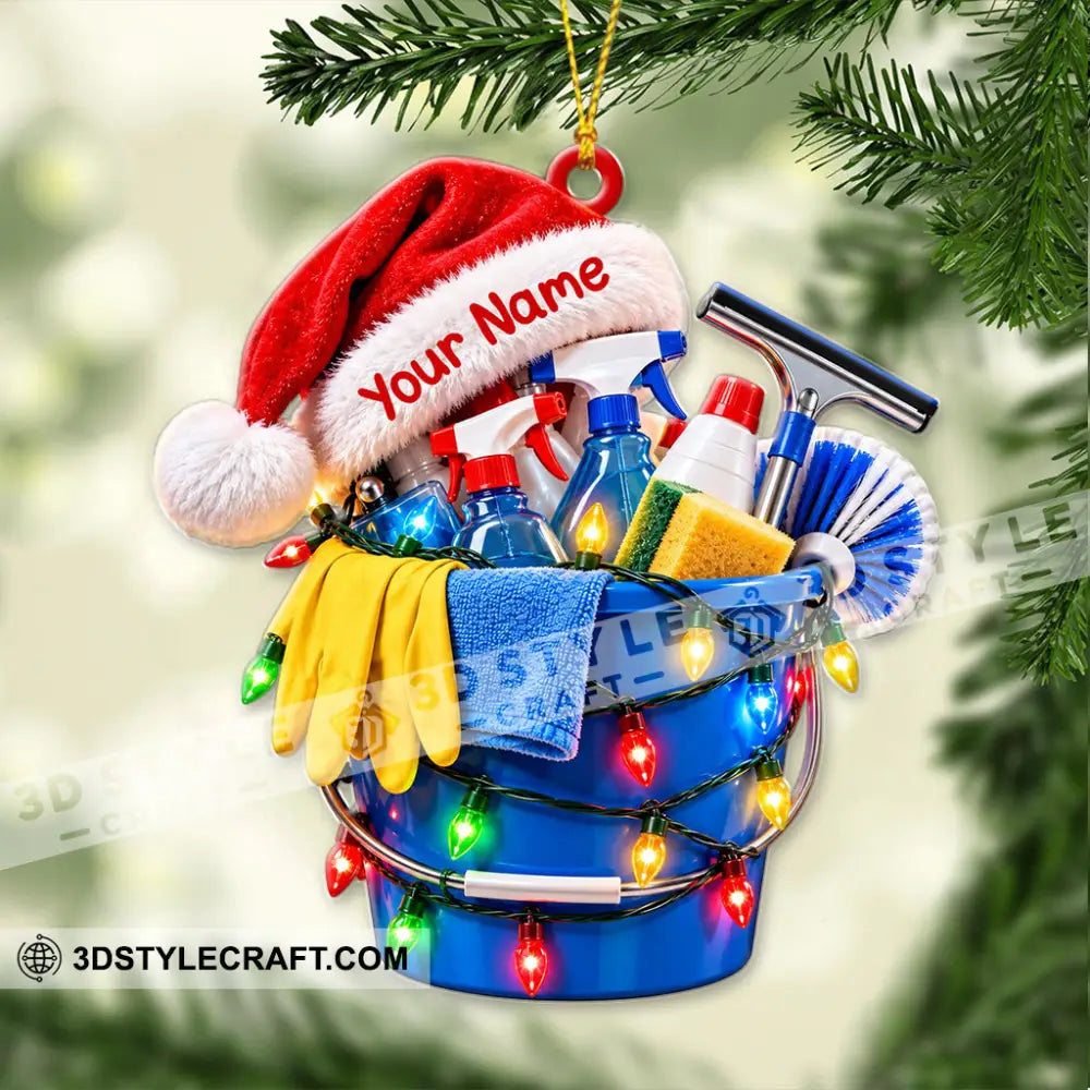 Cleaning Home Decor Christmas Ornament Personalized Ornament - Ornament