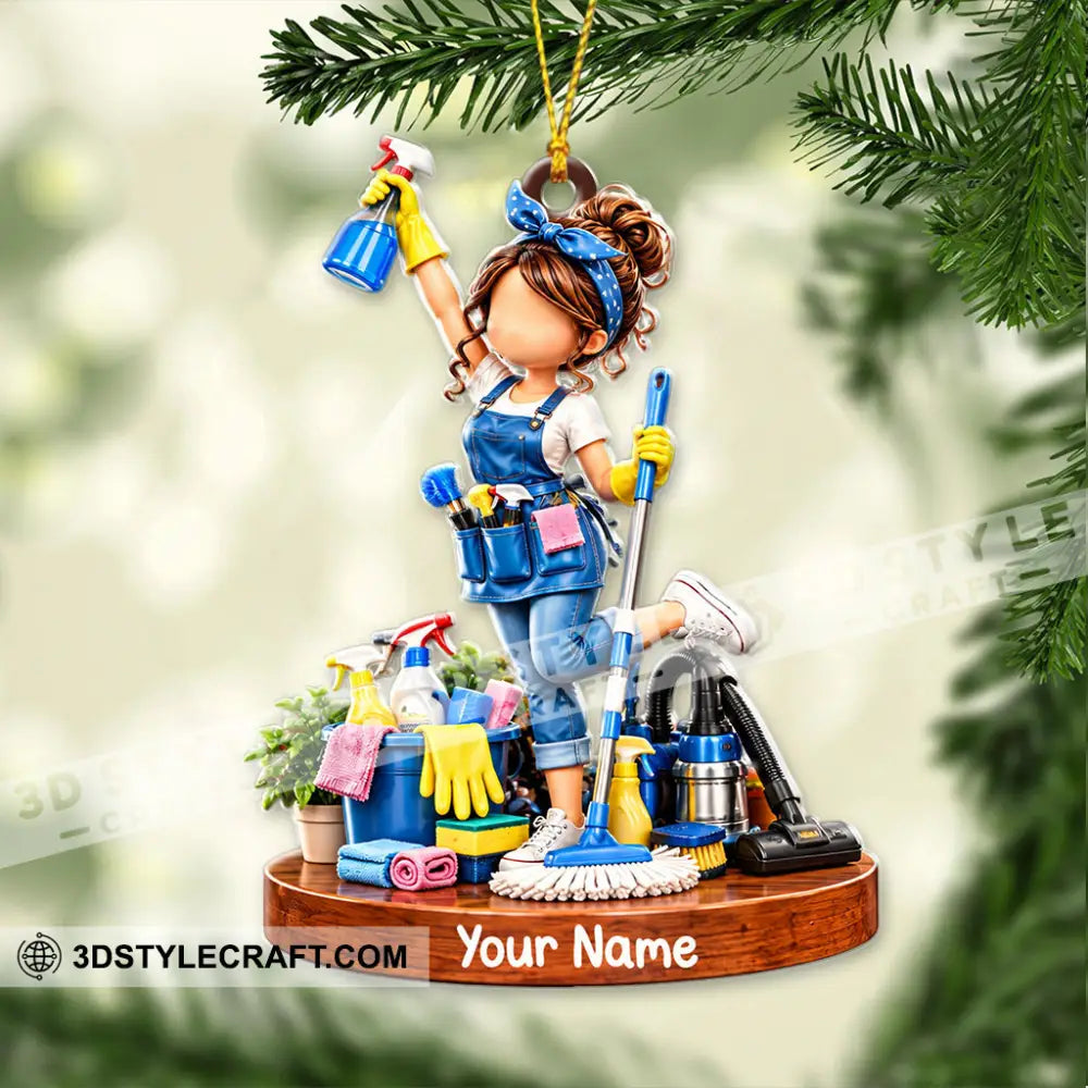 Cleaning Home Decor Christmas Ornament Personalized Ornament - Ornament