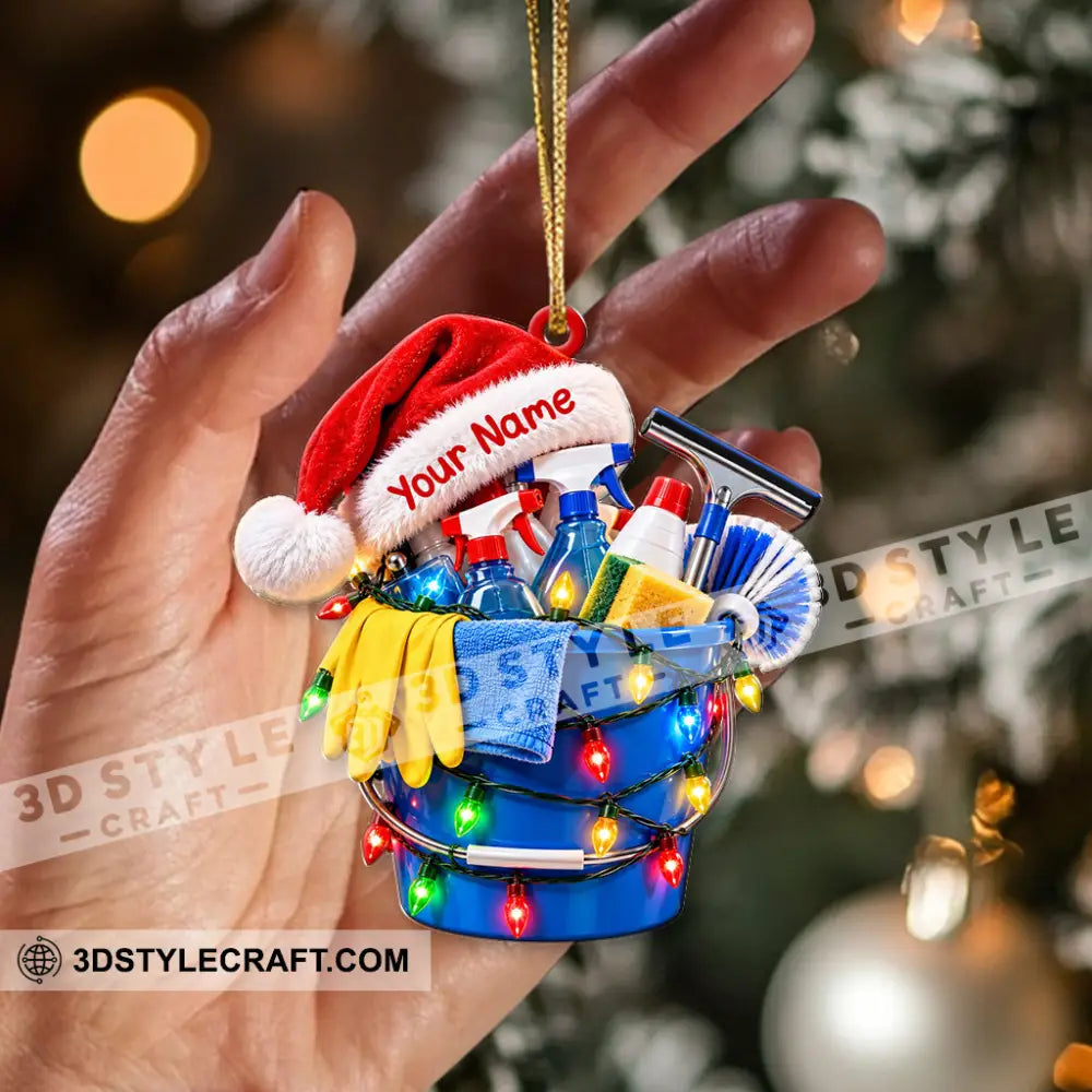Cleaning Home Decor Christmas Ornament Personalized Ornament - Ornament