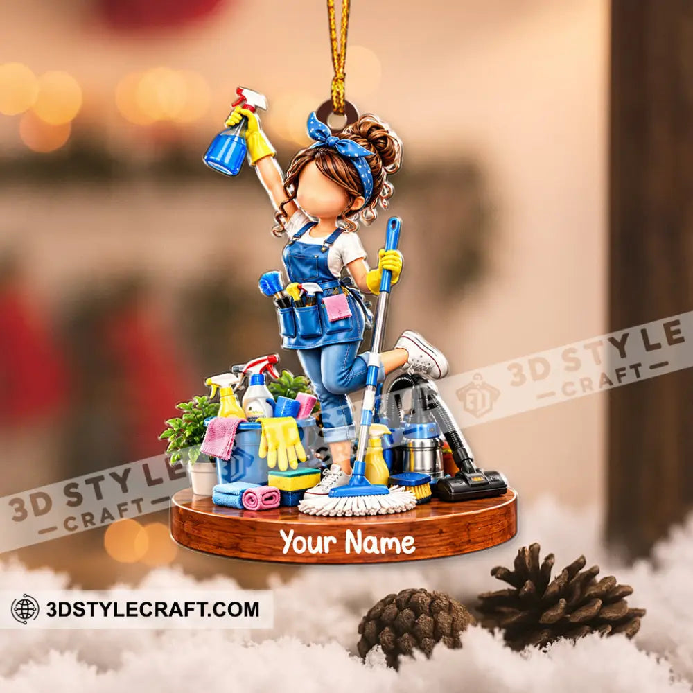 Cleaning Home Decor Christmas Ornament Personalized Ornament - Ornament
