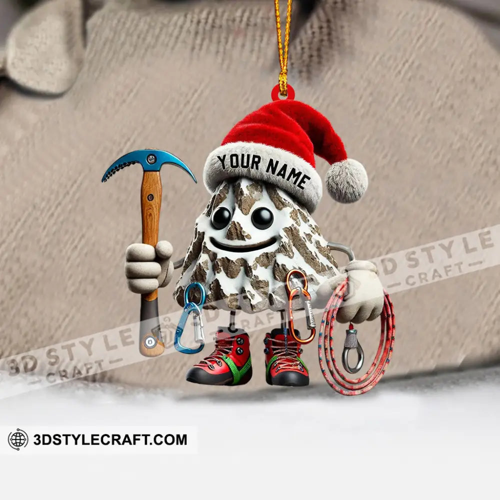 Climbing Home Decor Christmas Ornament Personalized